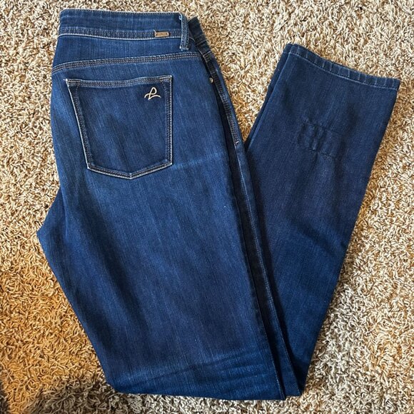 DL1961 Coco Mid-Rise Curvy Straight Leg Jeans in Solo Size 32 - Picture 6 of 11